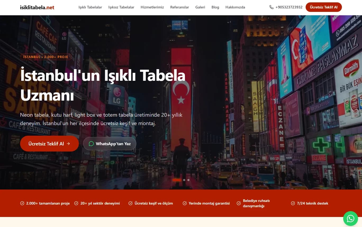 isiklitabela.net ekran görüntüsü