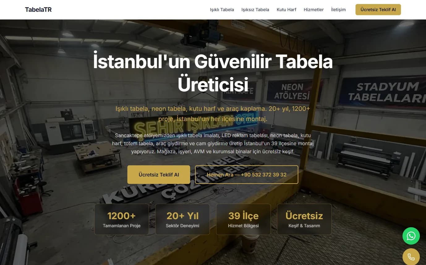 tabelatr.com ekran görüntüsü