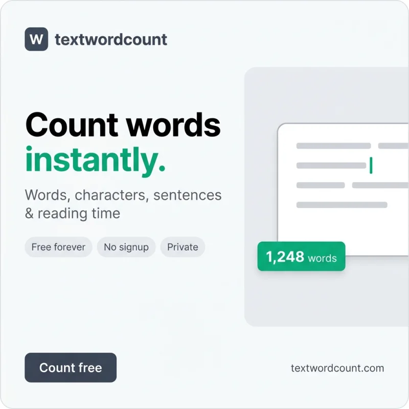 TextWordCount - www.textwordcount.com