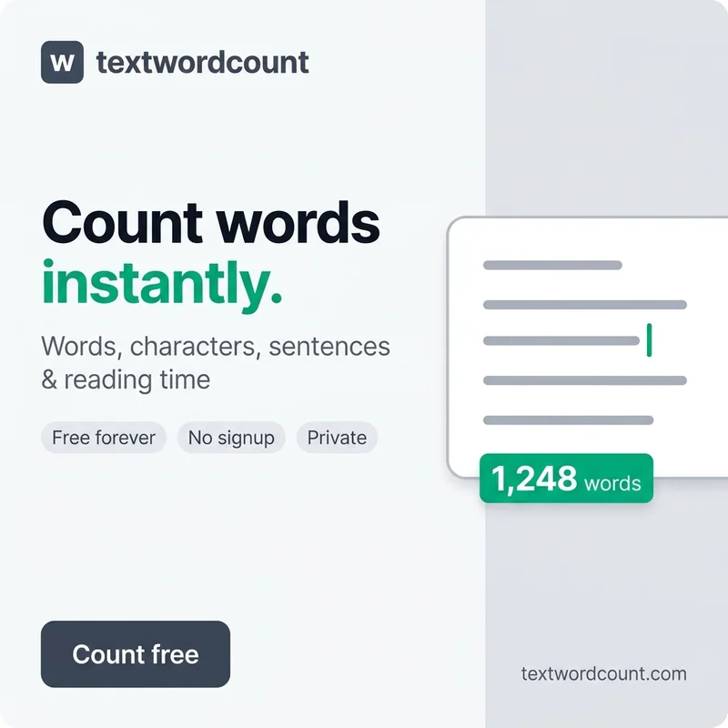 TextWordCount - www.textwordcount.com
