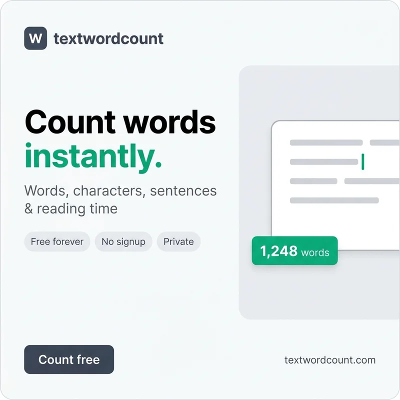 TextWordCount - www.textwordcount.com